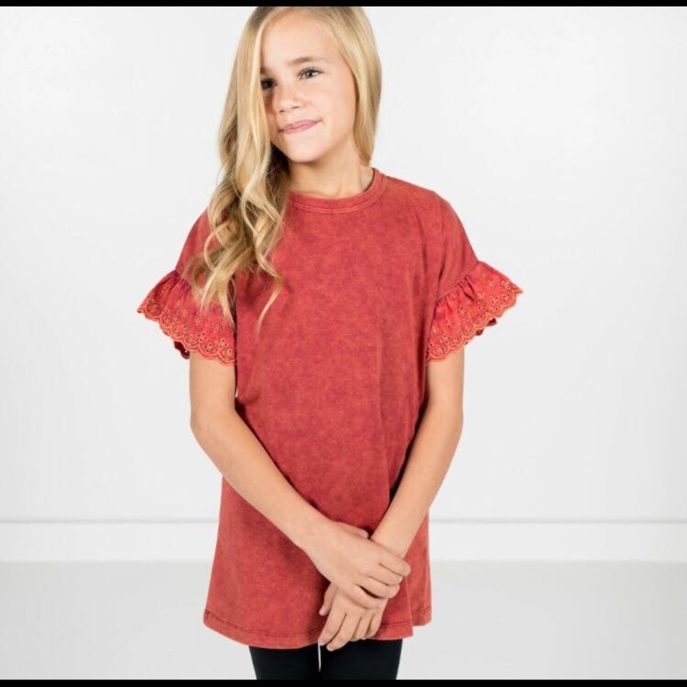 Tera Ruffle Sleeve Top - Picture 1 of 3